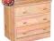 KOMODA SOSNOWA REX 60-3 - LITA SOSNA LAKIEROWANA