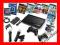 PS3 500GB+2xPAD+2xMOVE+DODATKI + SAM WYBIERZ 4 GRY
