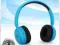 iDance Blue100 słuchawki bluetooth bateria nieb.