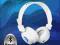 Auna DBT-1 słuchawki z bluetooth białe zestaw gł.