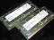 SO-DIMM Dell 4GB 2x2GB DDR2 800 PC2-6400 FV GW1Mie