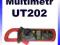 MIERNIK MULTIMETR CĘGOWY UT202 UT-202 AUTOMAT+TEMP