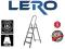 Drabiny drabina aluminiowa 4 stopniowa LERO