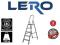 Drabiny drabina aluminiowa 5 stopniowa LERO