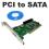 KARTA PCI KONTROLER ADAPTER SATA * 1xATA + 3xSATA