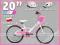 POLSKI ROWEREK 20 DLA DZIEWCZYNKI! ROWER GRATISY !