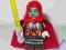 LEGO SW - CZERWONA mistrzyni JEDI + custom UNIKAT