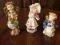 PORZĄDKI STRYCHOWE PIĘKNE 3 FIGURKI CERAMICZNE