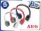 AEG SŁUCHAWKI NAUSZNE BLUETOOTH MUZYKA FILMY GRY