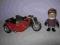 LISTONOSZ PAT MOTOCYKL MOTOR + FIGURKA UNIKAT