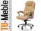 STYLOWY fotel biurowy DESMOND eko-skóra 2 kolory!