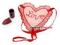 SEX-i STRINGI LOVE w szmince  nabój prezent 18stka