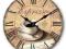 ZEGAR ścienny DREWNO/CANVAS 34cm cichy mechanizm!!