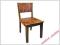 KRZESŁA (2 szt), PALISANDER ind. lakierowany NOWE!