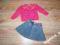 komplet 2cz.sweterek +spódniczka roz.86 1.5-2 lata