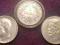 3x MONETY 1 MARKA 1915r, 2x 50 KOPIEJEK 1904,1909r