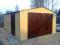 GARAŻ BLASZANY 4x6 AKRYL-DWUSPAD-BR.UCHYLNA+DRZWI