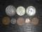 Zestaw monet po kolekcjonerze wykopki ruble ore zl
