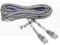 Kabel Patch CAT5E krosowany cross owalny 10m. RCA