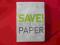 Papier biurowy xero A4 500 szt. SAVE PAPER tanio