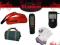 ZESTAW AKCESORII 4X4  PAS ALKOMAT LATARKA TITANIUM
