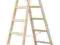Drabiny Drabina drewniana 2x6 (wys. rob. 2,85m)