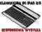 ALUMINIOWE ETUI Z KLAWIATURĄ BT DO APPLE iPAD2/3/4