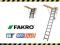 FAKRO Schody strychowe 70x120 LMK thermo metalowe