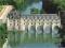 pocztówka CHENONCEAU ZAMEK NAD LOARĄ z lotu ptaka