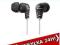 SŁUCHAWKI DOUSZNE SONY MDR-EX37B CZARNE NOWE !