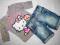 bluzka Hello Kitty+ spodenki NEXT r.110cm!!.