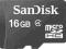 Karta micro 16GB Sandisk microSDHC CL4 mikro Łódź