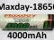 Akumulator MAXDAY li-ion 18650 3.7V 4000mAh !!