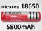 Akumulator UltraFire li-ion 18650 3.7V 5800mAh !!!