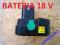 BATERIE DO WKRĘTAREK AKUMULATOROWYCH 18V WKRĘTARKI