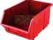 40szt Pojemnik magazynowy Ecobox duzy czerwony 40szt Pojemnik magazynowy Ecobox duzy czerwony