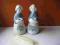 Piękne dwie figurki świeczniki + świeczki