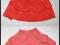 pomarańczowa spódnica roz. 92 cm
