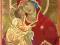 Matka Boska z Dzieciątkiem ikona pisana złoto 23K