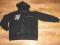 164 BLUZA CZARNA Z KAPTUREM ROZPINANA CZACHY