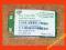 Karta WiFi Intel miniPCI Toshiba A350 FV/GW