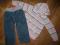 CÓRKA  sweterek   Ladybird + jeansy 18-24 m-ce