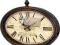 Metalowy Wiszący Zegar Zegary Retro 50cm