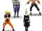 figurka Naruto, Raikage, Mizukage, Sasuke 10-12cm