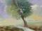Akwarela pejzaż drzewo 18 x 31 cm Sabina Salamon