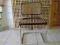 krzesło stelaż metalowy rama drewniana plecionka