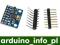 Żyroskop / akcelerometr moduł MPU-6050 I2C Arduino