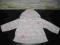 Sweter różowy z kapturem polar r. 80