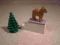 LEGO Pies Piesek Choinka Klocki białe gładkie MIX