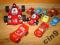 Auta Cars McQueen Rajdek Disney Pixar 10sztuki